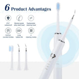 Household Beauty Instrument To Remove Dental Calculus Oral Rinse Electric Tooth Cleaner Portable
