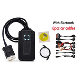 Car Diagnostic Tool - Wow Snooper 2022/2021/2020 V5.008 R2. OBD2 Scanner for Truck. Bluetooth. With Keygen. DS150E Delphi. Multilingual.