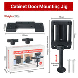Versatile Mounting Jig Cabinet Door Installation Positioner with Handle Woodworking Tool for Effortless Alignment