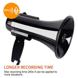 Portable 25w Handheld Speakers Megaphone Public Security Guard Loud Speaker Travel Guide Speech Teach Voice Amplifier With Siren Loud Speaker