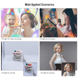 Andoer Photography Studio Lighting Kit Dimmable LED Video Fill Light Life Fashion Wedding Art for US Plug