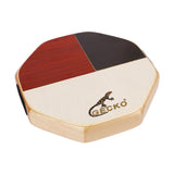 Gecko Sd6 Cajon Hand Drum Percussion Music Instrument High Bongo Low Anf Snare Cajon Drum with Carrying Bag for Travel Camping
