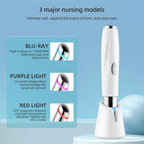 LED Photon Hot Compress Eye Massager Lip Lines Removal Anti Wrinkle Massager Skin Tighten Anti Aging Eye Beauty Devices New