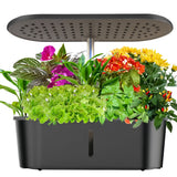 Smart Garden Hydroponics Growing System - 24W Full Spectrum 104 LED Desk with Water Pump Grow Light for Potted Plants