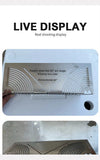 20-100 Square Tube Rounded Corner Ruler Two-way 45 And 90 Degree Marking Measure Multifunctional Drawing Tool