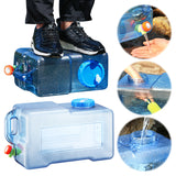 25L Container Large Capacity Storage Leak-Proof Camping Water Bucket for Self-Driving Tour