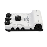 Portable Sound Card Audio Mixer Stream Phone Live Guitar Bass Monitor Microphone Pedal Guitar Parts and Accessories