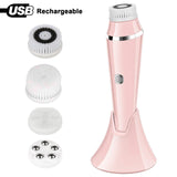 Sonic Facial Cleansing Brush Exfoliator Waterproof Face Scrubber Skin Care Tools Facial Massger For Dropshipping