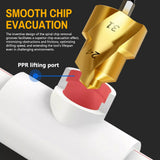High Speed Steel Reamer Hexagonal Shank PPR Plastics Pipes Reaming Spigot Expander Practical Drill Bit Plumber's Tool