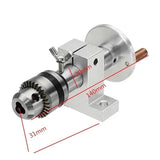 Live Center Head With Chuck Diy Accessories For Mini Lathe hine Revoing Centre Woodworking Tool