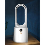 1 Set 2200Mah Summer Bladeless USB Charging High Wind Power Fan For Office Home