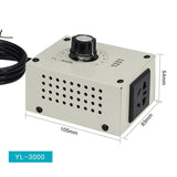 AC220V Exhaust Fan Single-Phase 18A Thyristor 3KW Stepless Speed Switch Voltage Regulator