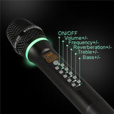 Professional Wireless Microphone Handheld Bluetooth Karaoke Mic Recording Studio Home Party Singing for Church Show Best Seller