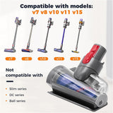 Electric Mattress Dust Mite Removal for Dyson V7 V8 V10 V11 V15 Vacuum Cleaner Mini Motorized Tool Brush Head