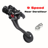 Folding 5 7 9 Speed Chain Tensioner For Brompton Bicycle Transmission 5/7/9s Cable Lever Paddle Guide Bike Rear Derailleur