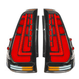 Car LED Tail Light Digital Theme LED Rear Lamp ABS PMMA PC High Brightness Fast Moving Animation 1 Pair for Replacement