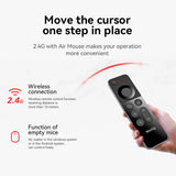 W3 2.4G Air Mouse Wireless Keyboard Voice Control IR Learning Remote Controller 6-Axis Motion Sensing for Smart Android TV