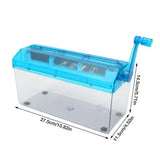 Portable A4 Paper Shredders Document Strip Cutting hine Manual multiple sheets paper Shredder For Desktop Household Office