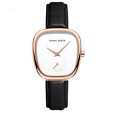 Stainless Steel Milan Mesh Quartz Watch Women's Half Tonneau