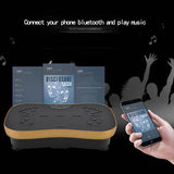 Vibration hine Platform Massager Body Remote Exercise Fiess Equipment 220V 200W