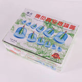 Therapy Set Vacuum Suction Cup Pump ABS Thick 12 Cans Cupping Massage Cups Acupuncture Massager Health Care