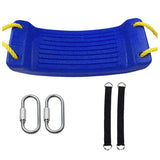 Plastic Swings Seat Set Toy With Adjustable Rope For Garden Playground Accs Outdoor Fun Kids Toys