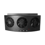 Exhaust 3-Head Coog USB Powered Car Air Purifier Radiator Fan Window Vent Cool Ventilation Interior Accessories