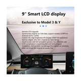 9In HD Toucreen HUD for Tesla 3 Model Y 2017-2023 Carplay Android AUTO Bluetooth WiFi(for AMD Ryzen+Intel Atom)
