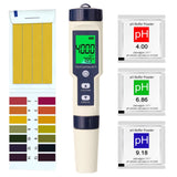 5 in 1 Professional Multi-parameter Combo Testing Meter PH/EC/TDS/Saity/Thermometer Digital Multi-Function Tester Water