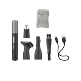 Kemei KM-6668 Multifunctional Portable Electric Stainless Steel Personal Care Unisex Electric Nose Hair Trimmer