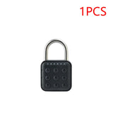 1-5pcs Smart Fingerprint Battery-powered IP67 Waterproonti Theft Padlock Quick Unlock Keyless Password Door Lock