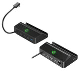 For Steam Deck Dock Station TV Base Stand Hub Holder Docking Station USB C To RJ45 Ethernet Type-C Charger New High Guality -A