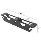 Grinder Holder 2 Bay Multipurpose with Cord Hanger Wall Mount Bracket for Angle Grinders Garage Worpace Wrenches Cutters