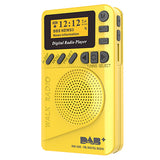 Mini Pocket DAB Digital Radio FM Receiver RDS Portable MP3 Player With LCD Display Screen Support TF Card Sleeping Time Set