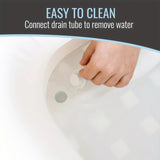 Portable Bowl, Iatable Shampoo Bowl Wash Basin, Suitable for Bedside Bed Washing, Haircut and Hair Dyeing of