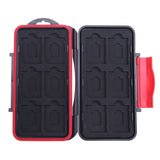 Multi-grid Water-Resistant Memory Card Case Anti-Shock Saving Deposit Card Box Large Capacity Portable for ID Credit Card Holder