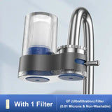 1pc Tap Water Purifier Washable Replacement Kitchen Long Lasting Ceramic Filtro Faucet Mixer Aerator with 2 Filter