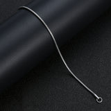 S925 Sterling Silver Bracelet Men's Trendy Korean Style Simple Student Niche Personality