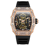 Luxury ONOLA Fashion watches men Hollow Full-automatic Mechanical Tape Waterproof Watch for Men Montres Pour Hommes Clock