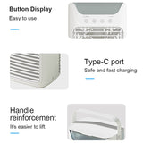 Portable Mini Spray Water Desktop Fan - Small Air Conditioner with Timer for Room