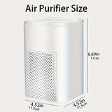1pc Portable Air Purifier - USB Car/Home Purifier with Negative Ion Purification