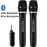 Professional Wireless Microphone Handheld Bluetooth Karaoke Mic Recording Studio Home Party Singing for Church Show Best Seller