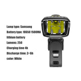 ESLNF Bicycle Light Easy to Install USB Rechargeable 4 Modes Accessories Sense LED Lamp Flashlight Cycg Headlight