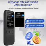 Portable Language Translator Device - Simultaneous Interpretation, Support Voice & Video Recording, Text Translate, ChatGPT Function