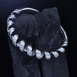 Roman Numeral S925 Sterling Silver Men's Retro Style Bracelet