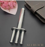 Titanium alloy straight head detachable magnetic massage cervical spine massager manual meridian stick acid discharge stic