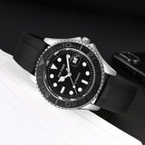 PINTIME Top Brand Sports Men Mechanical Wristwatch Luxury Automatic Watch Men's Stainless Steel Waterproof Clock
