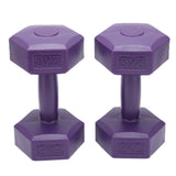 Fitness Dumbbell One Piece Filling Molding Dumbbell Hex Dumbbell Cement Inner Core PVC Outer Protective Cover for Gym for Home