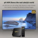 WIFI 4K Q96 MAX TV 4G Set-top 11.0 Media Player S905 Quad Core Android tv box HD Smart Box