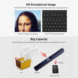 iScan Portable Mini Handheld Document Book JPG and PDF Format 300/600/900 DPI A4 Wireless Scanner